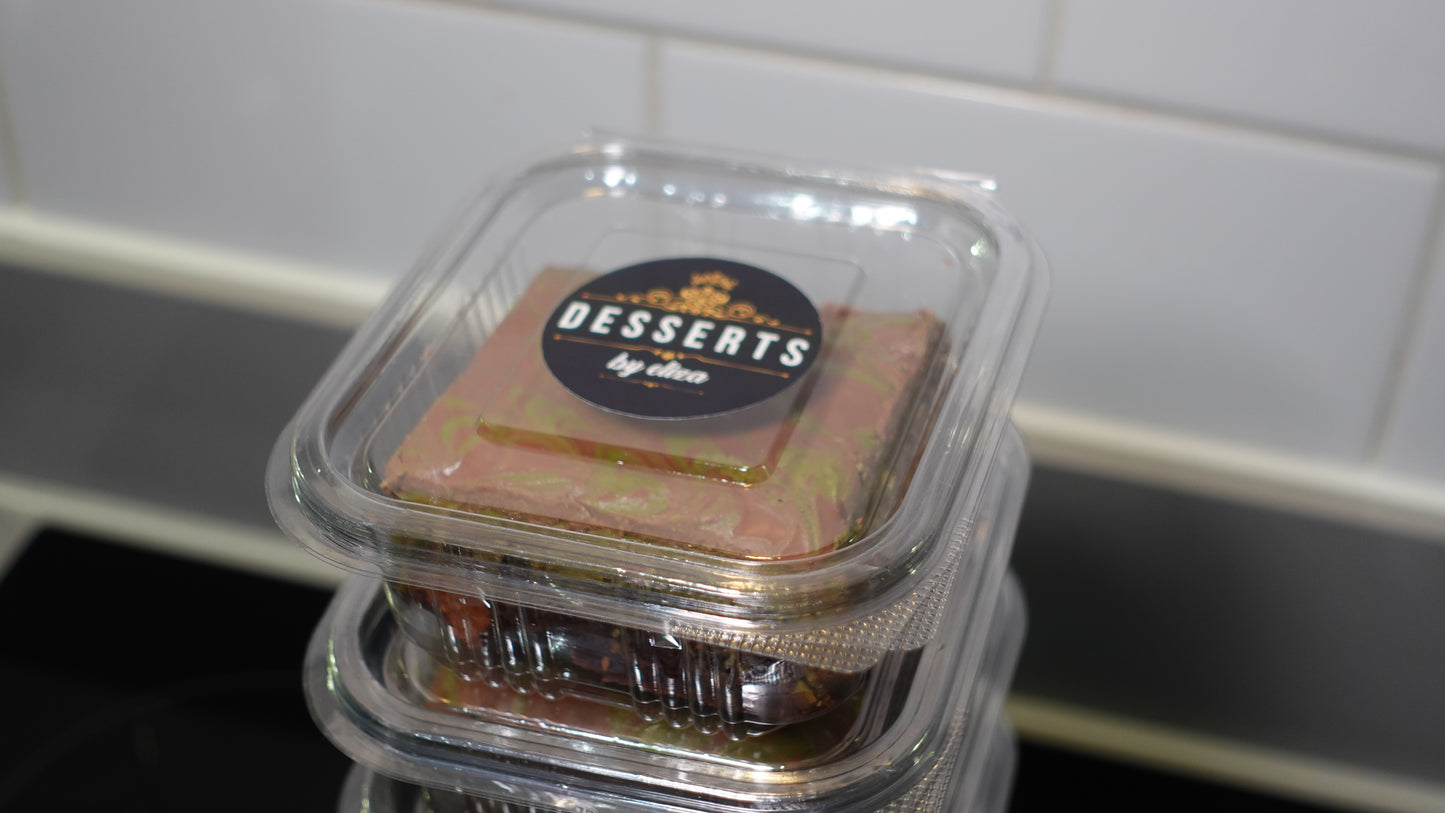 OUR VIRAL DUBAI BROWNIE SLICES