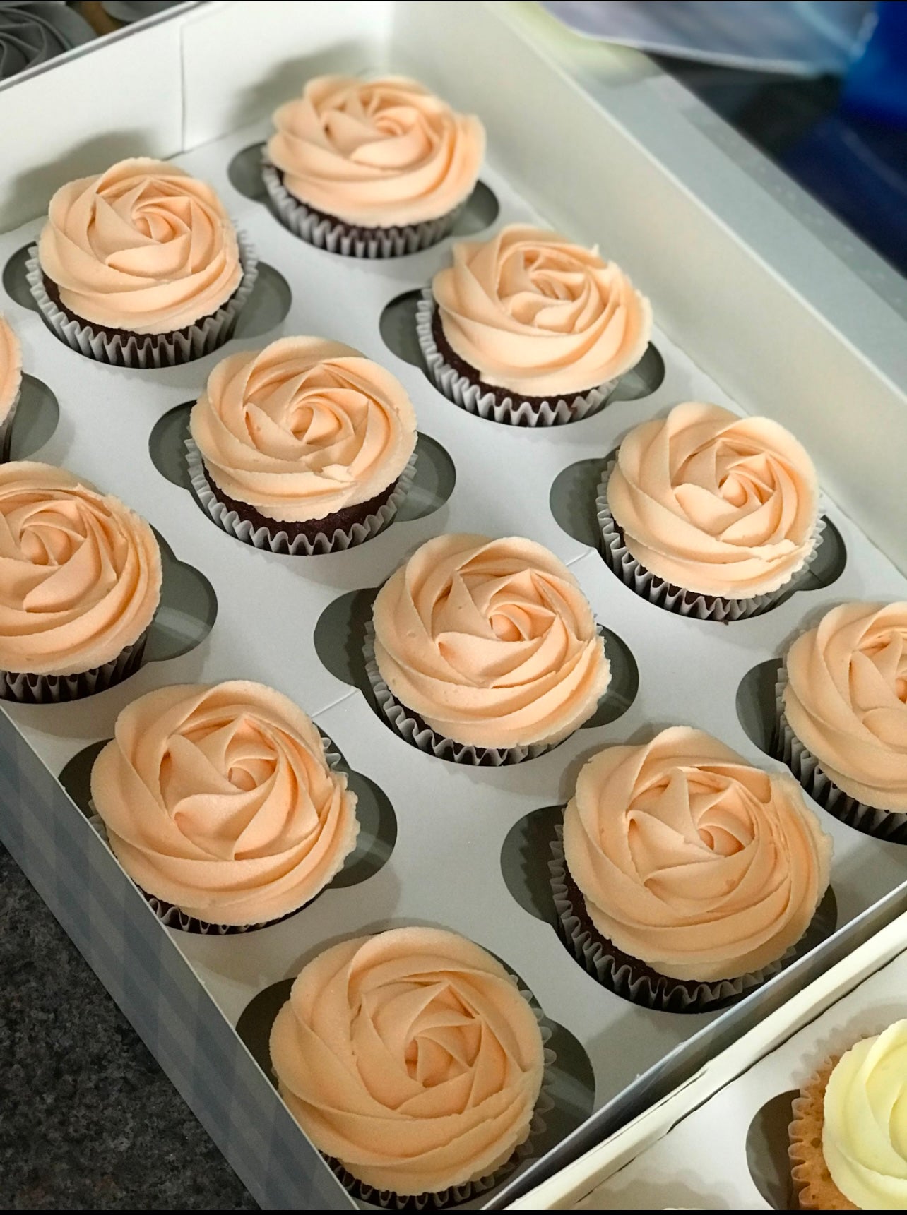 Vanilla Cupcakes - Box of 12 (COLLECTION ONLY)